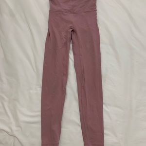 Vitae Apparel dusty pink high waisted leggings